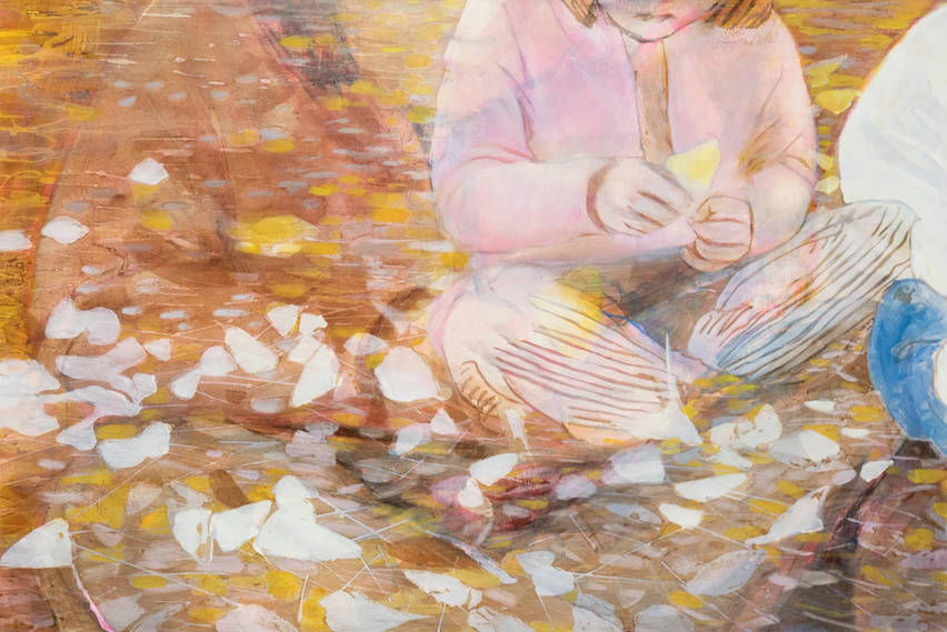 Behind Closed Eyelids - painting by Sophia Rosenthal